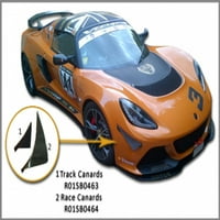 Reverie Carbon Fiber Bumper CANARDS za Lotus Exige S V Porsche GT - Velika utrka - par