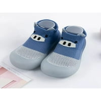 Colisha novorođenčad cipele preračur podne papuče pletene gornje čarape za gležnjeve Ležerne prilike Neklizne prve cipele za hodanje Soft Chaltes Blue Piggy 10c-11c