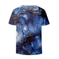 Darzheoy vrhovi za WOMEM labave majice modni V-izrez s kratkim rukavima, bluza s bluzama V izrez ljetna majica bluza