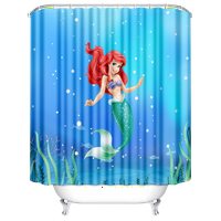Ariel tuš za tuširanje modni prenosivi zanimljivi tuš obloga za obitelj za unosni ukras sa kukama, veličinama