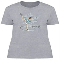 Ženska klizač za skiciranje majica - MIMage by Shutterstock, ženska velika