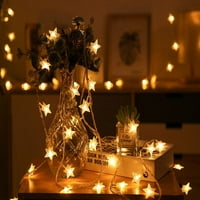 Seenda Star Fairy Svjetla, 20FT LED batove u traku, režimi osvetljenja, dekoraktivni za venčanje, zabavu,