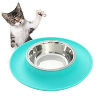Zdjelica za pse bez prosipanja ne-skid silikonska mat ulagač šteneta štenad za hranu za pse za pse CAT