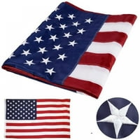 90 * Vanjska američka zastava za zastavu američke vodootporne najlonske vezene zvijezde šivene pruge