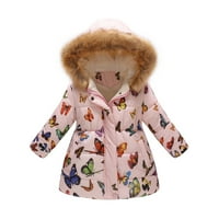 Zimski kaputi za djevojčice 14- Djevojka Vjetrootporna toplo kaput jakne Dječje odijelo Dječje dijete