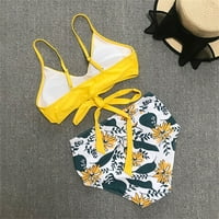 Vicbovo bikini ženski kupaći kostimi Push up bikini set Leopard Beachwear Lety Bathing odijelo Visoko