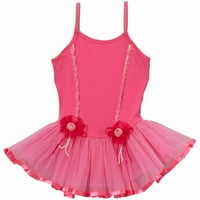 Wenchoice Hot Pink Flower Ribbon Record Leotard Girl m