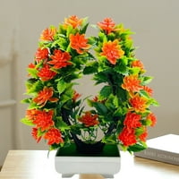 KINZD umjetni cvijet Bonsai Realistic UV otporna na plastiku Lako lagano lažno cvijeće Bonsai za vanjsku