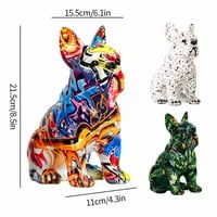 Koaiezne SurUIM Creative COLORPOLNE Engleske figurice za pse Početna Dekoracija soba Polica za knjige