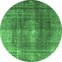Ahgly Company Zatvorena okrugla Perzijska Emerald Green Boemska prostirke, 5 'Round