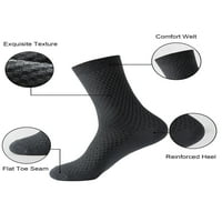 HANERDUN MUŠKI POSLOVNI SOCKS muške poslovne čarape, 5-pakovanje, crno, veličine 6-9