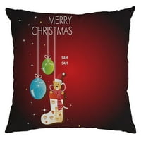 Modni dekor Božićni posteljina jastuk na kauč kauč kauk Chrgristmas ukras za odmor