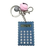 Thintont kalkulator za ključeve Digitalni elektronički privjesak za obrtni ključ za obrtni ključ za ukrašavanje baterije Ruksak ruksak skenirajući plavi
