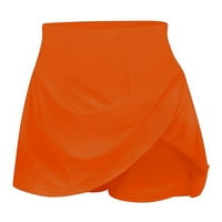 Joefnel joga kratke hlače za žene vruća prodaja za čišćenje ženskih ljetnih nabora za tenis Athletic Stretchy kratke joge lažne dvije hlače šorc