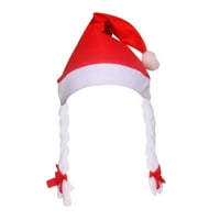 Božićni santa šešir odrasli klasični crveni božićni praznični šešir