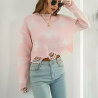 Homodles ženski klasični džemper - ružičasta veličina s