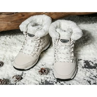 Gomelly Womens Boots Mid Calf zimska platforma za čizmu Topla čizma udobnost Outdoor Cipele Vožnja planinarskim