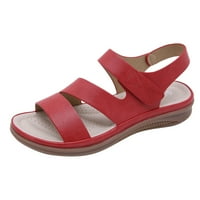 Giligiliso sandale Ljetne sandale za žene ravne klizanje na sandalama Rimske cipele Otvorene prste casual