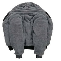 Muški zimski kaputi Fleece Zip Jacketfleece Zip HoodiesVintage hip-hop odjeća
