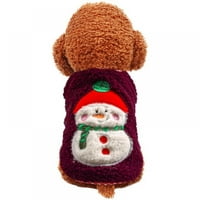Božićni džemper prsluk prsluk Xmas Puppy kostim kućni ljubimac topla jesen zimska odjeća za male pse mačke pulover mačke džemper xs-xl
