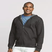 MMF - Muška dukserica pulover punog zip, do muškaraca veličine 5xl - softball igraju se teško ili idem