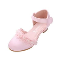 Djevojke Mary Jane Haljine cipele pumpe s niskim potpeticama cvjetna stranačka princeza za djevojke