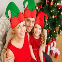 Moon Boat Božić Elf Felt Hat - Jingle Bells Xmas Holiday Party CoustUMes Favors Pokloni Dodatna oprema