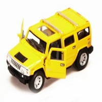 Hummer H SUV, ŽUTO - KINSMART 5337D - Scale Diecast Model igračka automobila