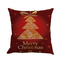 Fnochy Cleariance Božićni pamučni posteljina bacač jastuk jastuk CASSOW Cover Home Sofa Decor