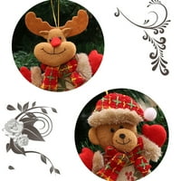 Veki ukrasi visi lutka igračka ukrasi božićni poklon santa snjegović Početna Decor Božićne bobice