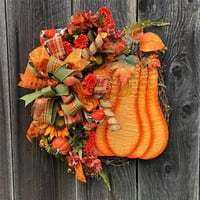 Halloween Fall bundeve vijenac umjetni javore jesenski žetva zahvalnosti