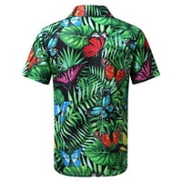 Zermoge majice za muškarce Plus veličine Majica Havajska majica za kratku rukavu