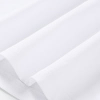 Pileći lonac Pie kratki rukav Udobnost vrhovi majice za žene bijele male