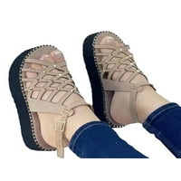 Avamo sandale Ženske sandale za žene dame dame ravna haljina casual party široka širina gležnjače cipele