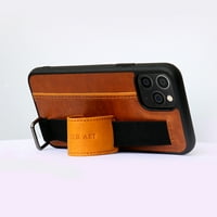 ZJRUI novčanik futrola kompatibilan sa iPhone Pro sa ručnim kablovima Kickstand kožom otporna na udarcu