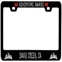 Kalifornija Davis Creek California Tanity Metal Licency Frame