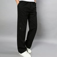 OZMMYAN muške teretne pantalone tanke čvrste pravne hlače Casual na otvorenom sportove kombinezone hlače