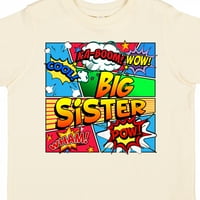Inktastična velika sestra stripa za poklon toddler majica Toddler Girl majica