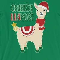 Krist Llamas Green Muška majica smiješni božićni poklon za odmor