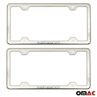 Print Licency Plate Frame Chrome S. Čelik za Nissan Versa