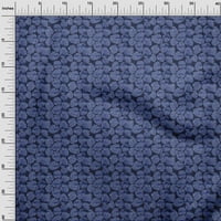Onuone pamučne svilene srednje plave tkanine Tropske šivanje zanata za obnarenje Tkanini otisci sa dvorištem