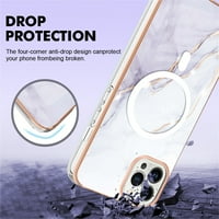 Za iPhone Pro, kompatibilan sa magsafe futrolom, tanki gumeni udarni udarni magsafe zaštitni poklopac