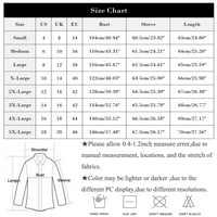 Ženski vrhovi grafički otisci s dugim rukavima Bluza Radna odjeća Dame Fashion V-izrez Ljetna tunika vrhova Khaki M