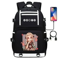 BZDAISY multi-džepni ruksak s USB punjenjem i zaštitom od laptopa - Toaletna tema vezana za djecu za djecu Teen