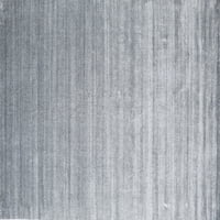 Ahgly Company Zatvoreni pravokutnik savremeni srebrni sivi apstraktni prostirke, 2 '3'