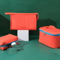 Prijenosne kožne kozmetičke torbe sa patentnim zatvaračem vodootporne, kozmetičke vrećice za žene, veliki