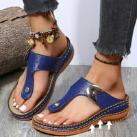 Flip flop sandale za žene klinaste cushionare sklik dresy ljetni luk potporni sandale komforne gladijatorske