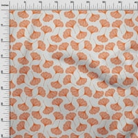 Onuone viskoze šifon narančasta tkanina umjetnička DIY odjeća prekriva tkanina tiskana tkanina za dvorište