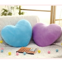 Luksuzni plišani shaggy dekorativni jastuk za bacanje, zaljubljeni srčani jastuk, papučjski jastuk u obliku srca sa umetanjem