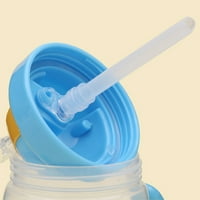 LUDLZ prosipa bez pušenja čarobne sippy čaše sa slamom s ručkom za bebu i malinu, BPA Besplatno 280ml